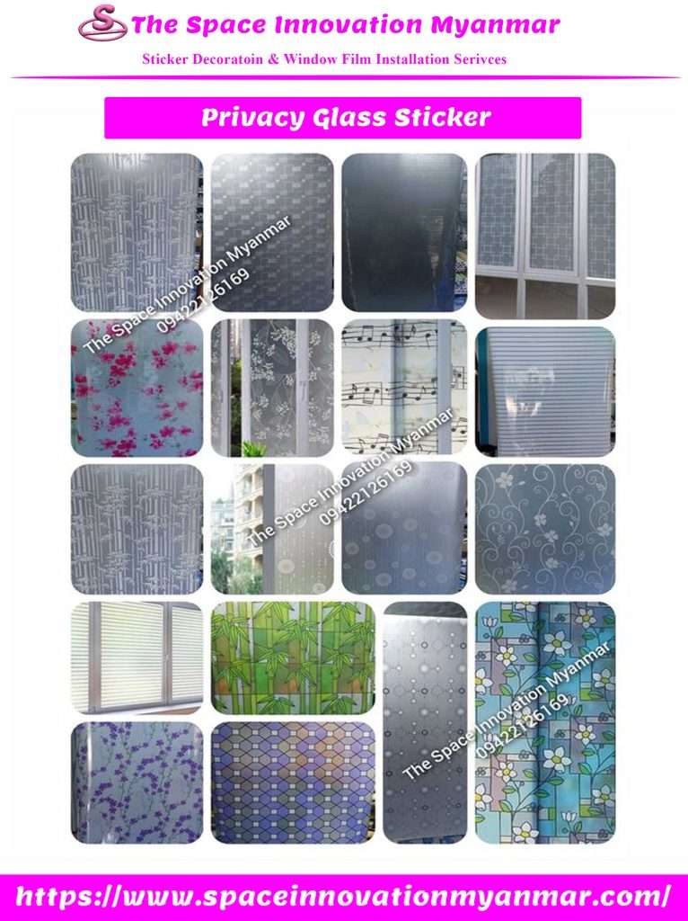 Privacy Glass Sticker Installation, Glass Sticker Decoration, Privacy Stickers