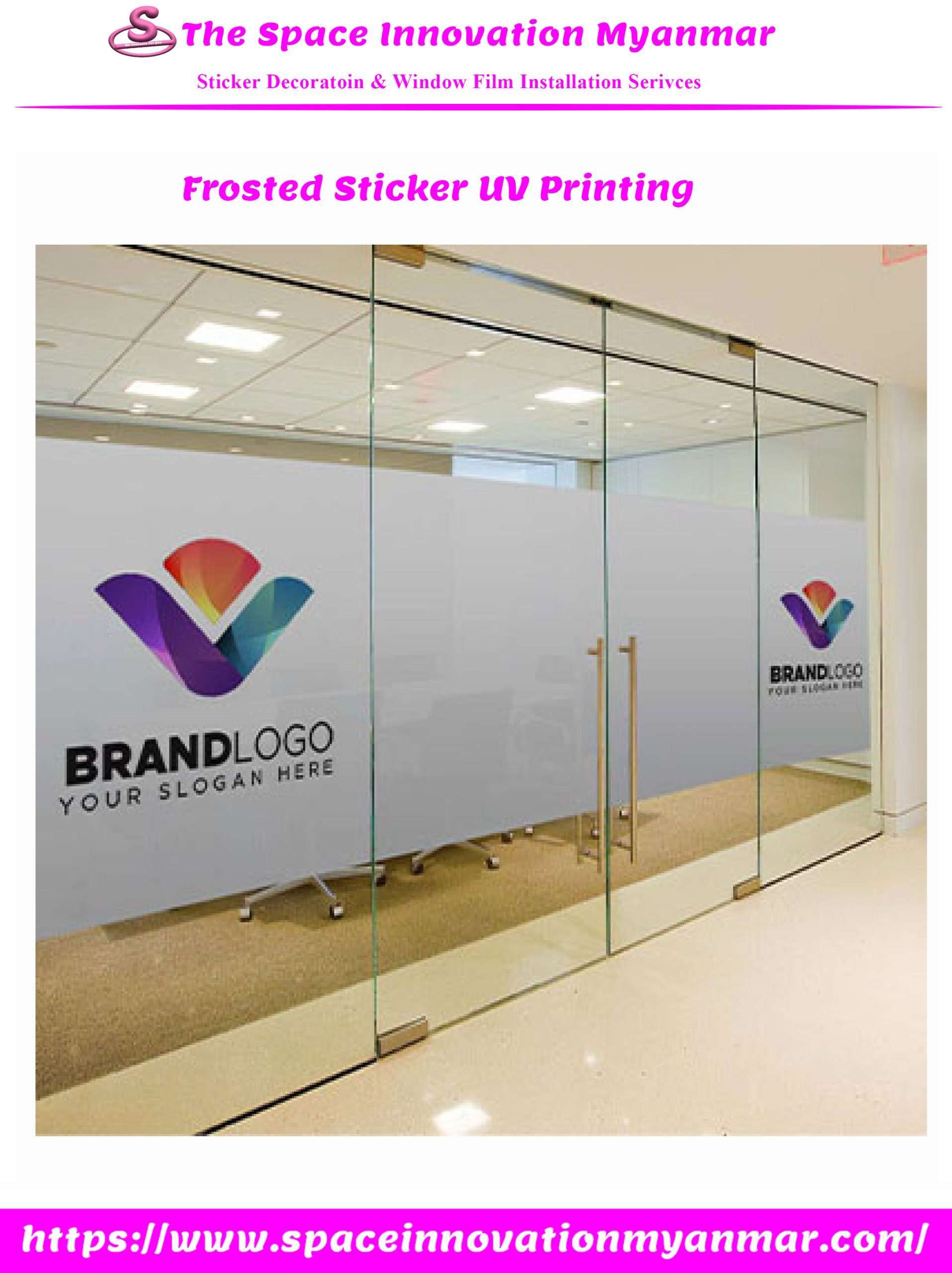 UV Printing - The Space Innovation Myanmar Sticker Solution