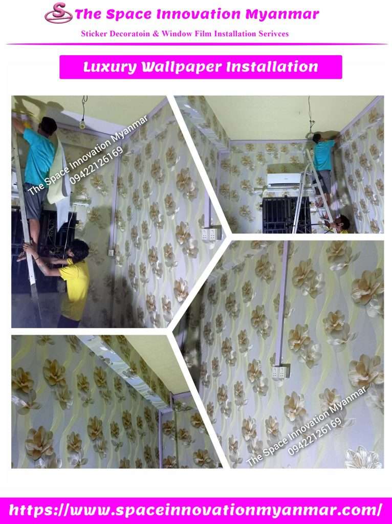 Custom Wallpaper Installation, Luxury Wallpaper Installation, Wallpaper Decoration Services 