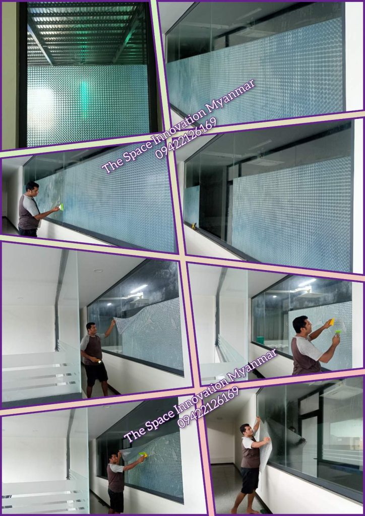 Sticker Installation, Sticker Printing, Sticker Decoration Services Myanmar