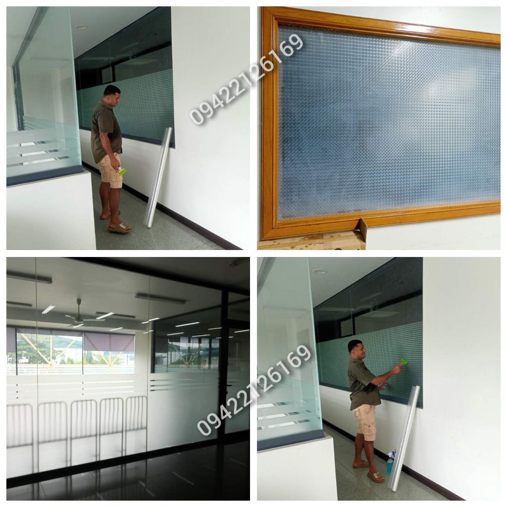 Privacy Glass Sticker, Sun Protection Window Film, Frosted Glass Sticker Installation Services 